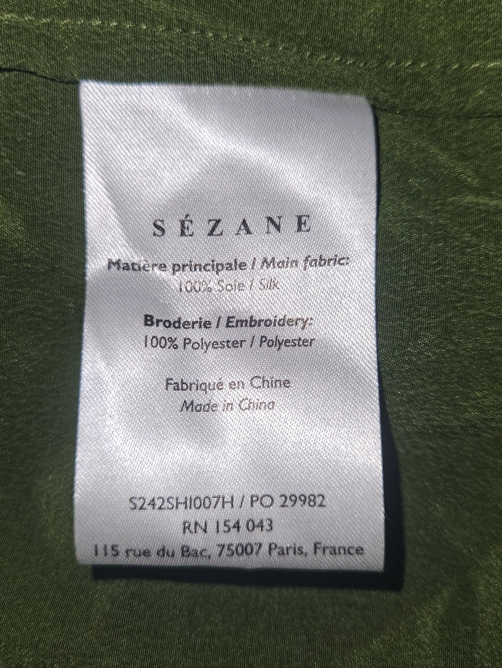 Sézane Rosine Shirt - Picture 5 of 5